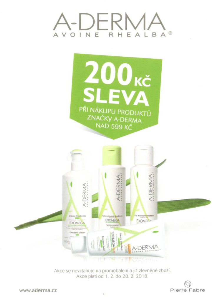 A-derma 20% sleva